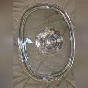 Vintage Pyrex DC156 A Clear Glass Oval Casserole Replacement LidPrice
